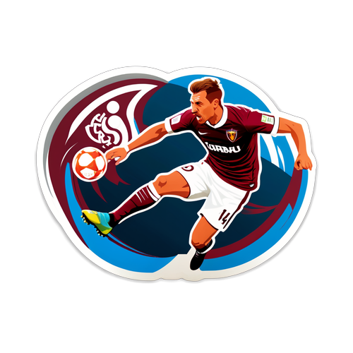 Sticker din meciul Botoșani - CFR Cluj