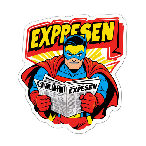 Leiken Superhelt med Avis