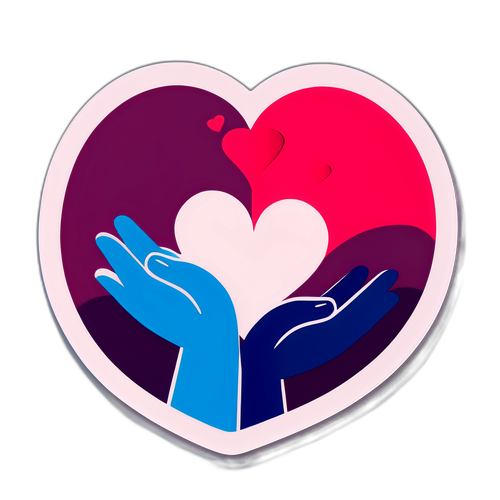 Ystävyyden ja rakkauden sydän