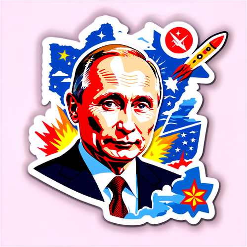 Șocant! Putin și Simbolurile Puterii: Ce Mesaj Ascuns se Încălzește în Spatele Acestei Sticker?