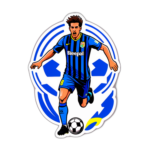 Sticker Bola Sepak Aksi Dramatis: Eldense vs Real Sociedad