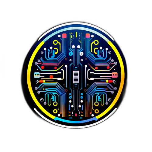 Autocollant Futuriste Nexus