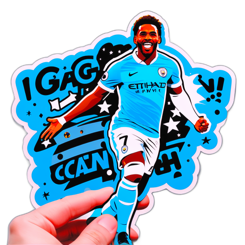 Man City-spelare som firar mål