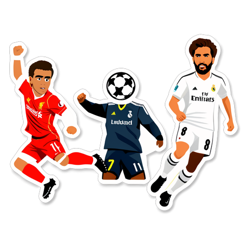 Stiker Rivalitas Epik Madrid vs Liverpool