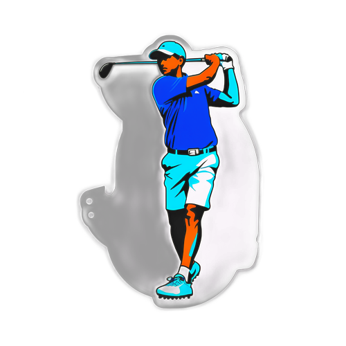 カシオワールドオープン2025 ゴルフデザインステッカー