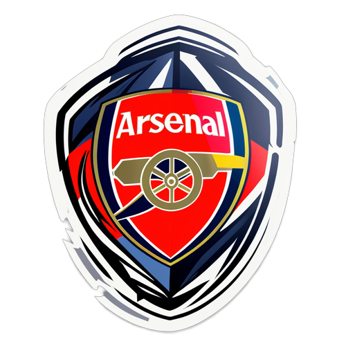 Arsenal Grit & Glory Sticker