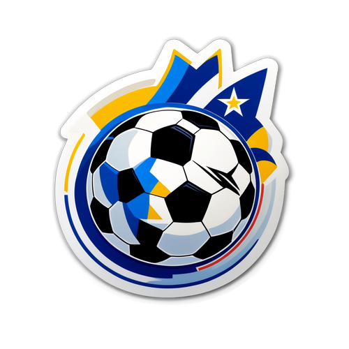 A sticker vibrante do jogo Cruzeiro x Atlético-MG