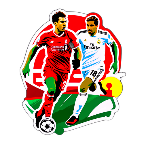 Stiker Memorable Liverpool vs Real Madrid