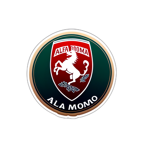 Αυτοκόλλητο με το λογότυπο της Alfa Romeo