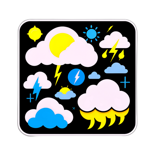 मौसम संकेतक स्टिकर