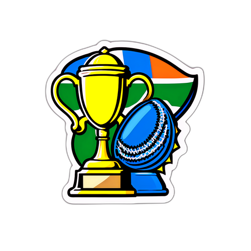 Trofeu simbolizând competiții de crichet între India și Anglia