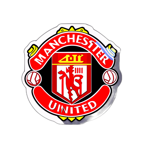 Manchester United Logo Sticker