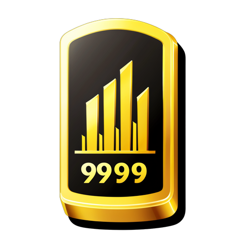 Nhãn dán vàng 9999 sang trọng