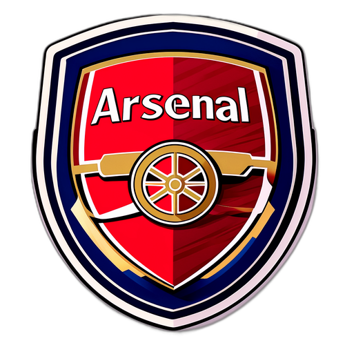 아스널 팬의 정신을 담은 스티커