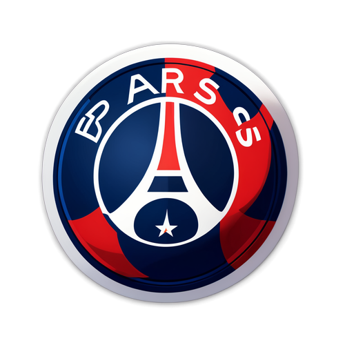 Parisian Elegance Meets Football Fame: PSG's New Stylish Sticker Design!