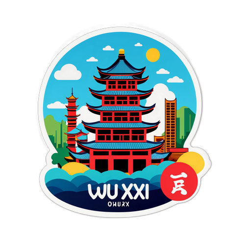 无锡城市活力贴纸