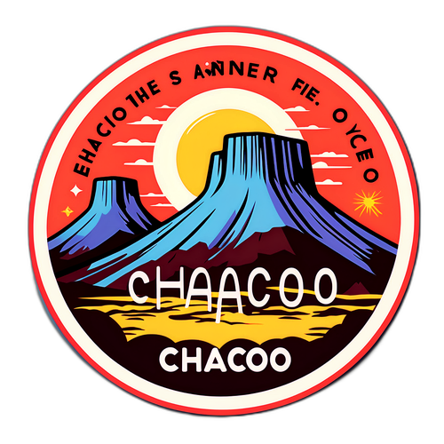 Sticker que celebra la historia de Chaco For Ever