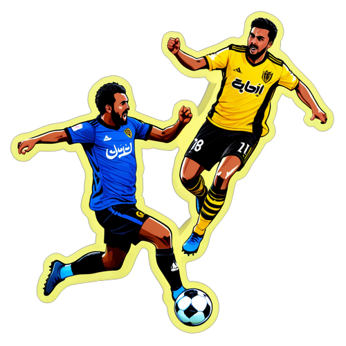 Stiker Dinamik Perlawanan Al-Ittihad vs Al-Qadisiyah