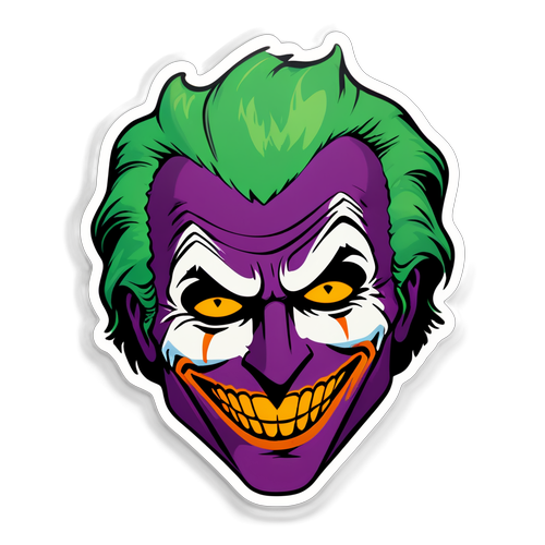 Joker Maske och 'Folie à Deux' - En Färgsprakande Explosion av Galenskap!