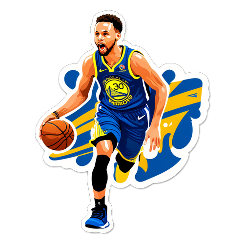 Kakaibang Sticker ni Stephen Curry: Ang Nihil na Kakaibang Aksyon sa Court!