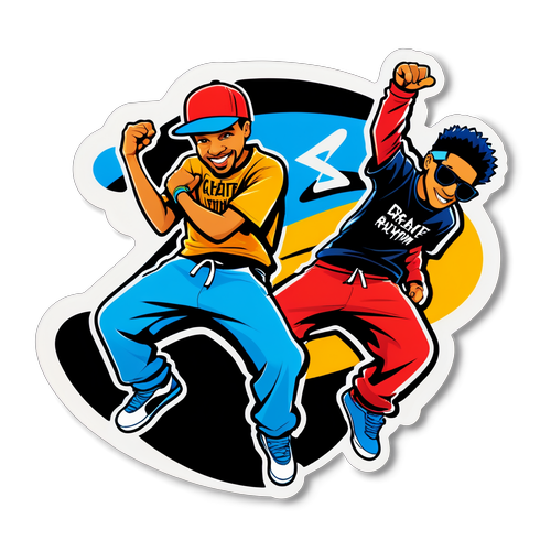 Libérez Votre Style: Ce Sticker de Breakdance Va Élever Votre Jeu au Niveau Suivant!