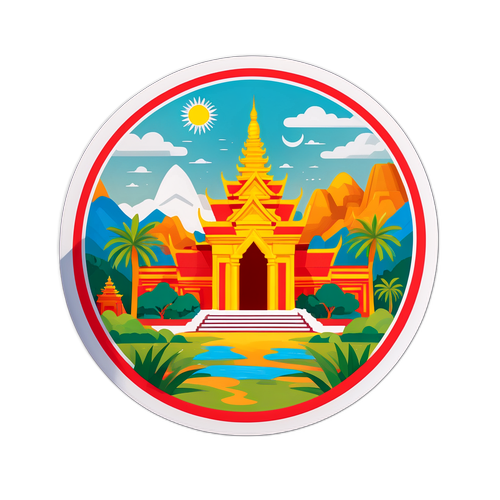 การออกแบบมาตรฐานกัมพูชาที่รวมกับภูมิทัศน์หรือธีมวัฒนธรรม