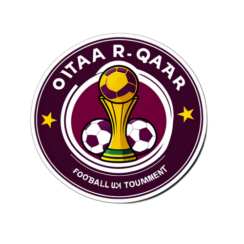卡塔爾公開賽足球錦標賽紀念貼紙