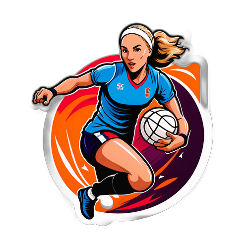 Camilla Herrem Handboll Klistermärke