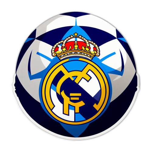 Real Madrid cu minge de fotbal