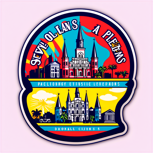 Nostalgic New Orleans Sticker