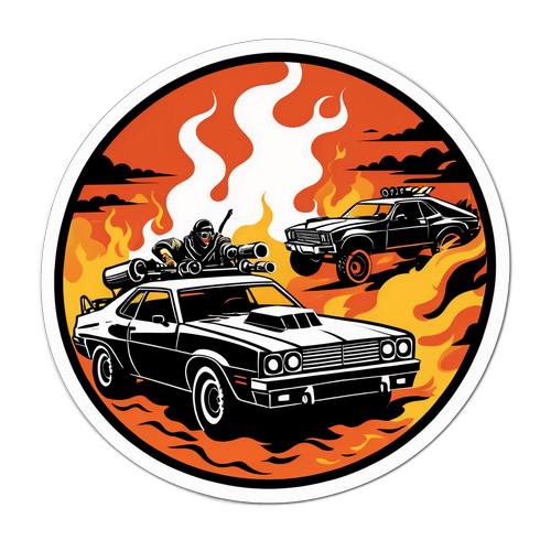 Αυτοκόλλητο με Θέμα Mad Max