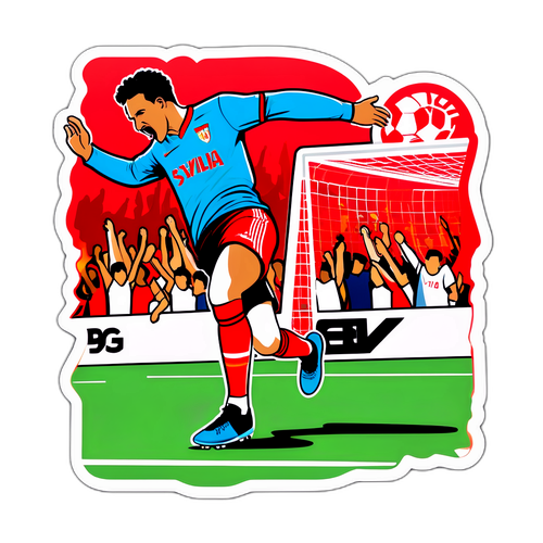 Pemain Sevilla FC Menjaringkan Gol dengan Dramatis