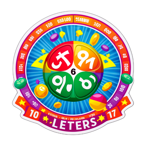 Masayang Disenyo ng Lottery Ticket