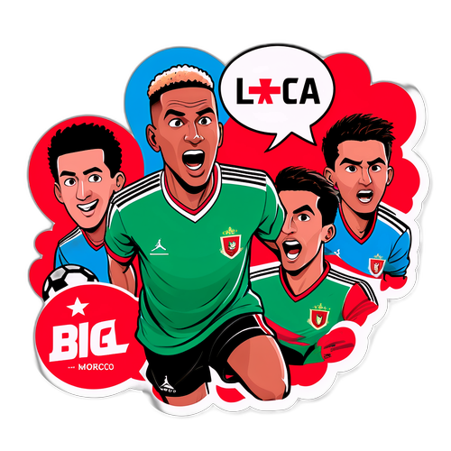 Pasukan Bola Sepak Jordan Melawan Maghribi