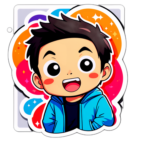 ユーモアあふれるトモヒト・ヤシマのステッカー