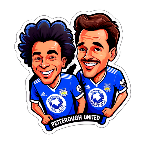 Stiker Perayaan Penggemar Peterborough United