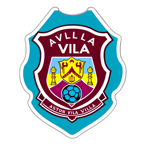 Stiker Villa Aston Berwarna Cerah