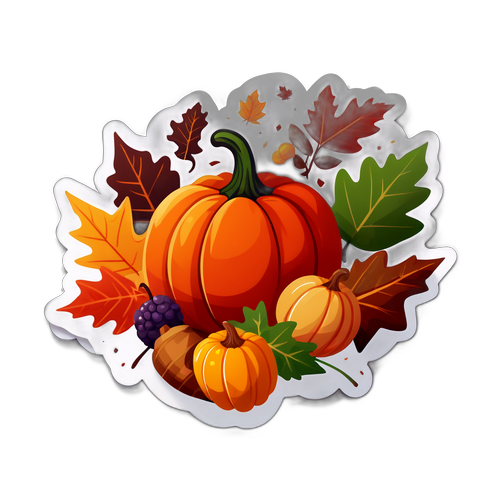 十月節慶貼紙