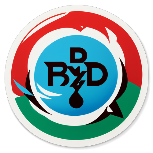 Αυτοκόλλητο με το Λογότυπο της BYD