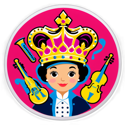 Sticker voor de Elisabeth Wedstrijd