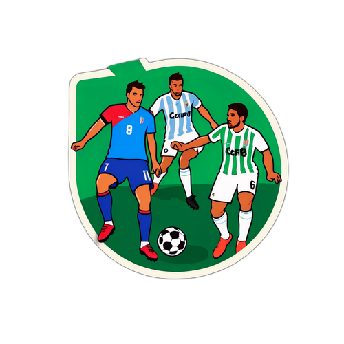 Sticker del Encuentro entre Central Córdoba y Cerro Largo