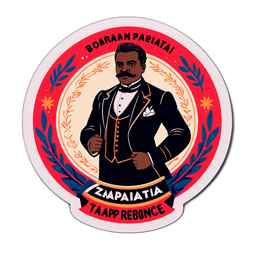 Sticker di Celebrazione del Ritorno di Zapata