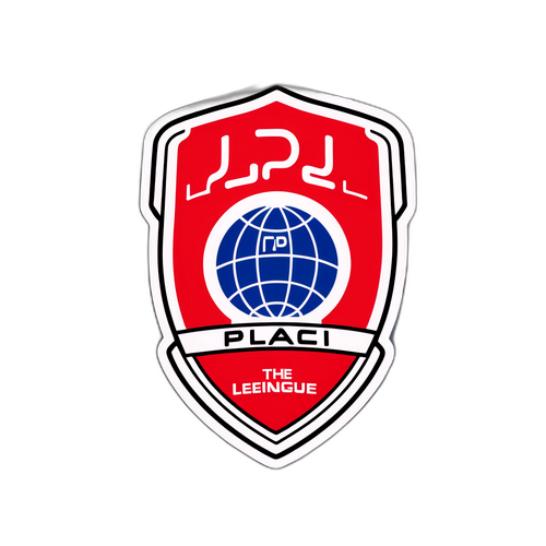 JPL Logo Sticker in Woonkamer Setting