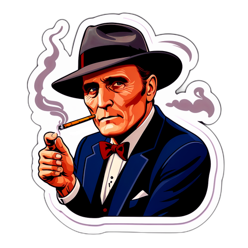 Vintage Filmhelt Sticker