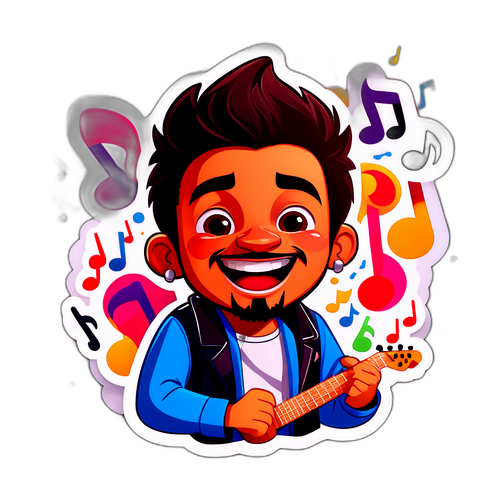 Sticker amuzant cu Maxx Morando