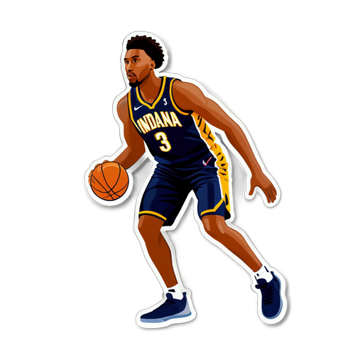 Astral Sticker de Jogador dos Indiana Pacers