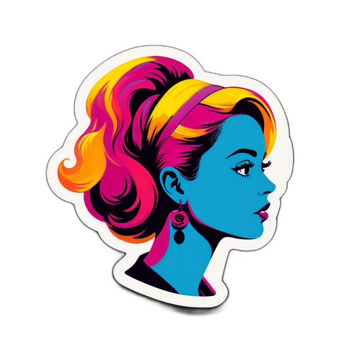 Silhouette Pop-Art di Carolina Crescentini
