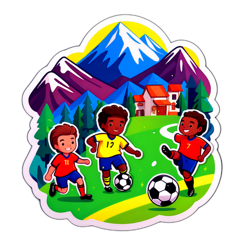 Sticker ya Mechi ya Soka Andorra