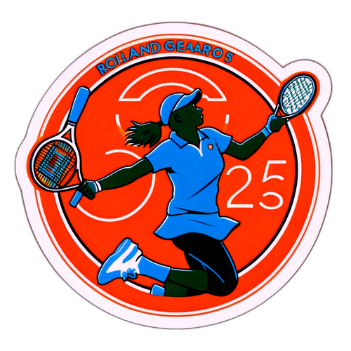 Roland Garros 2025 Sticker