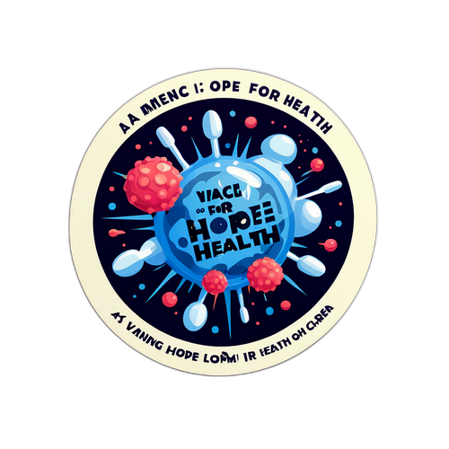 Иллюстрация вакцины с раковыми клетками